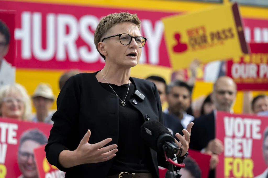Bev Craig speaking during the campaign
