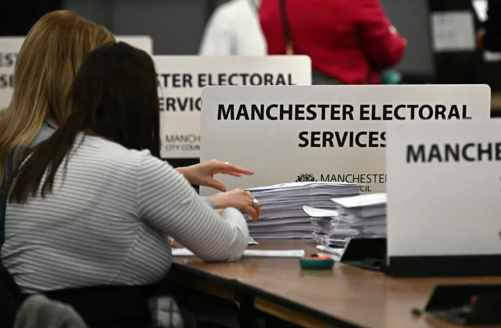 Counting at a previous local election
