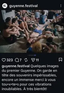 Capture of Instagram post