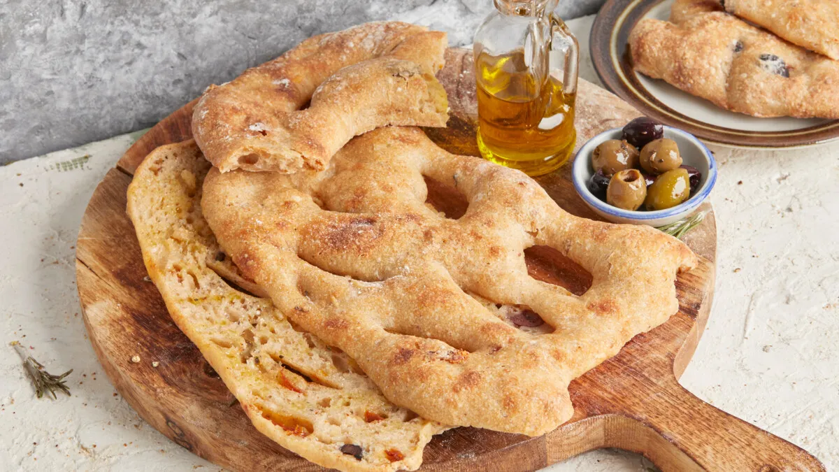 The Southern French fougasse comes in many shapes and flavors