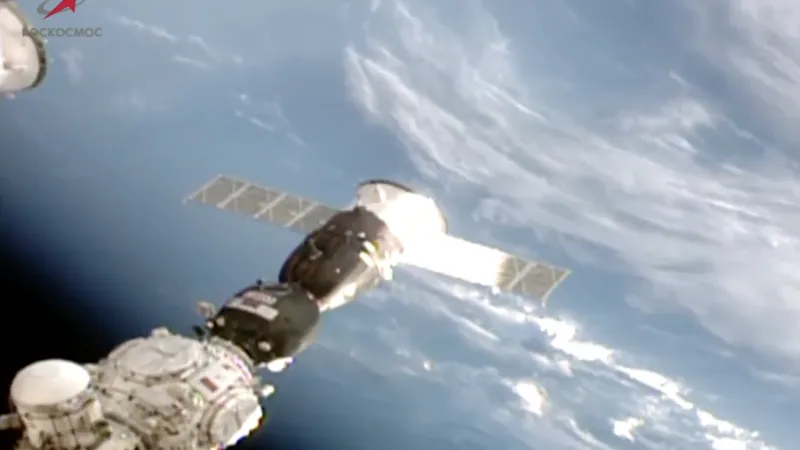 Soyuz MS-29 with international crew docked to ISS