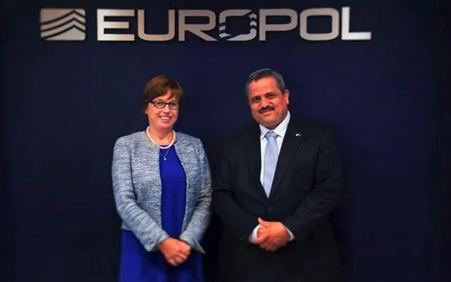 Europol and Israeli police officials in The Hague, 2018